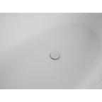 Luxury 65" Matte White Bathtub