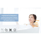 59" Glossy Acrylic Freestanding Tub