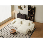 106.3 inch Modern Style Striped Compression sofa for Living Room & Bedroom