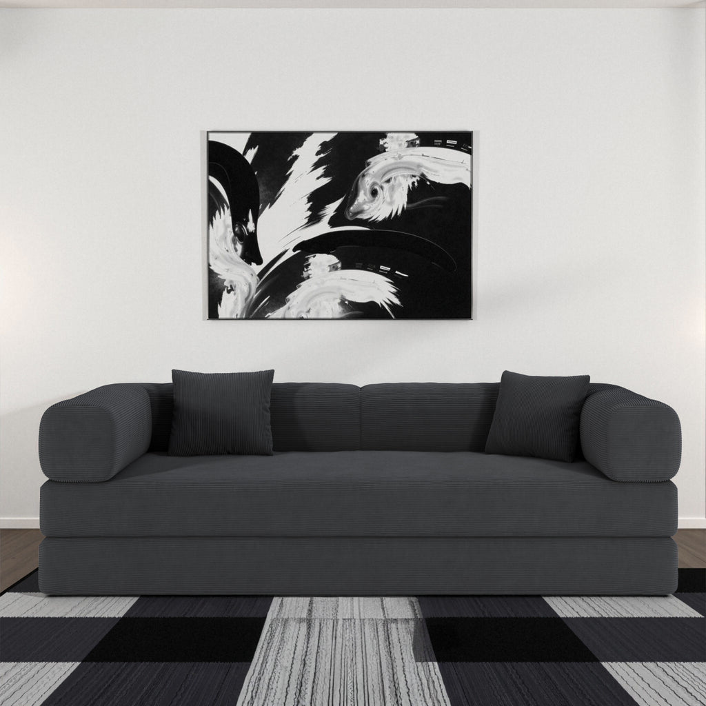 78.8" Modular Sofa, Comfortable Floor Sofa for Living Room