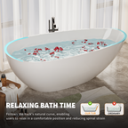 Luxury Stone Resin Soaking Tub