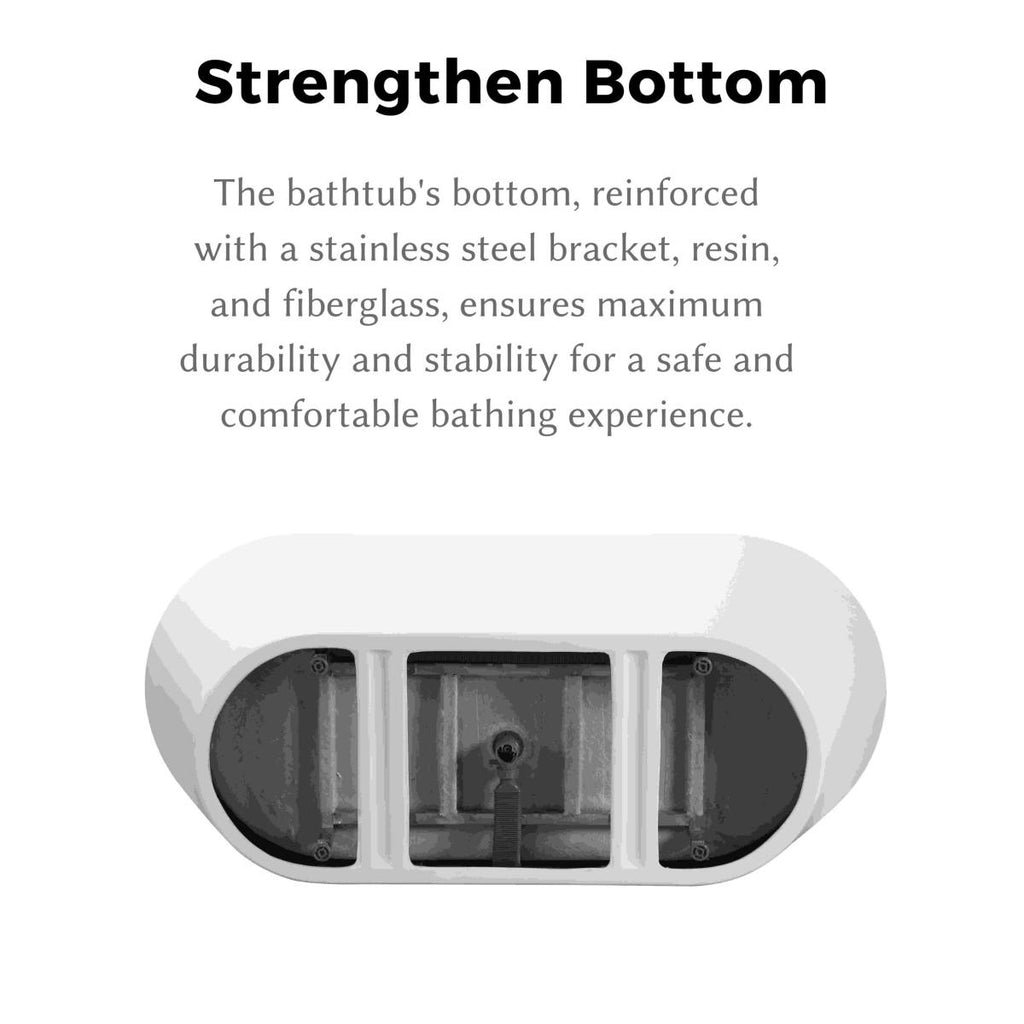 67" Luxury Glossy Freestanding Tub