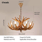 Antler Shape Resin Chandelier for Living Room