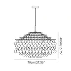 Round Shell Chandelier for Bedroom Living Room