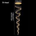 Luxury Water Drop Pendant Chandelier for Living Room