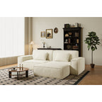 106.3 inch Modern Style Striped Compression sofa for Living Room & Bedroom