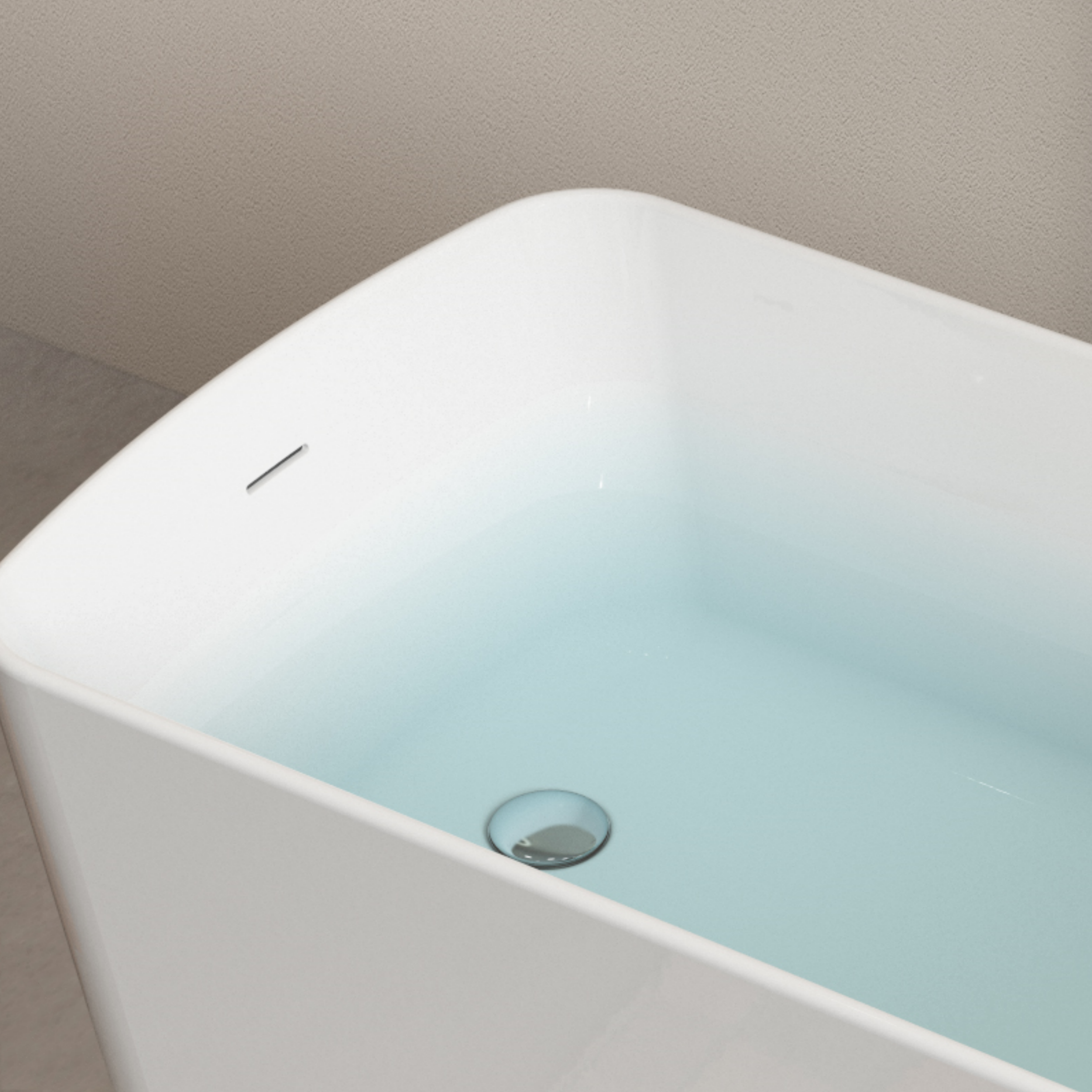 Luxury Square Japanese Soaking Tub