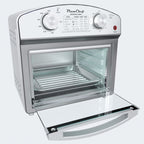 12.5 Quart 7-in-1 Stainless Steel Convection Toaster Oven 1500W 5 Pre-Set Menus Silver