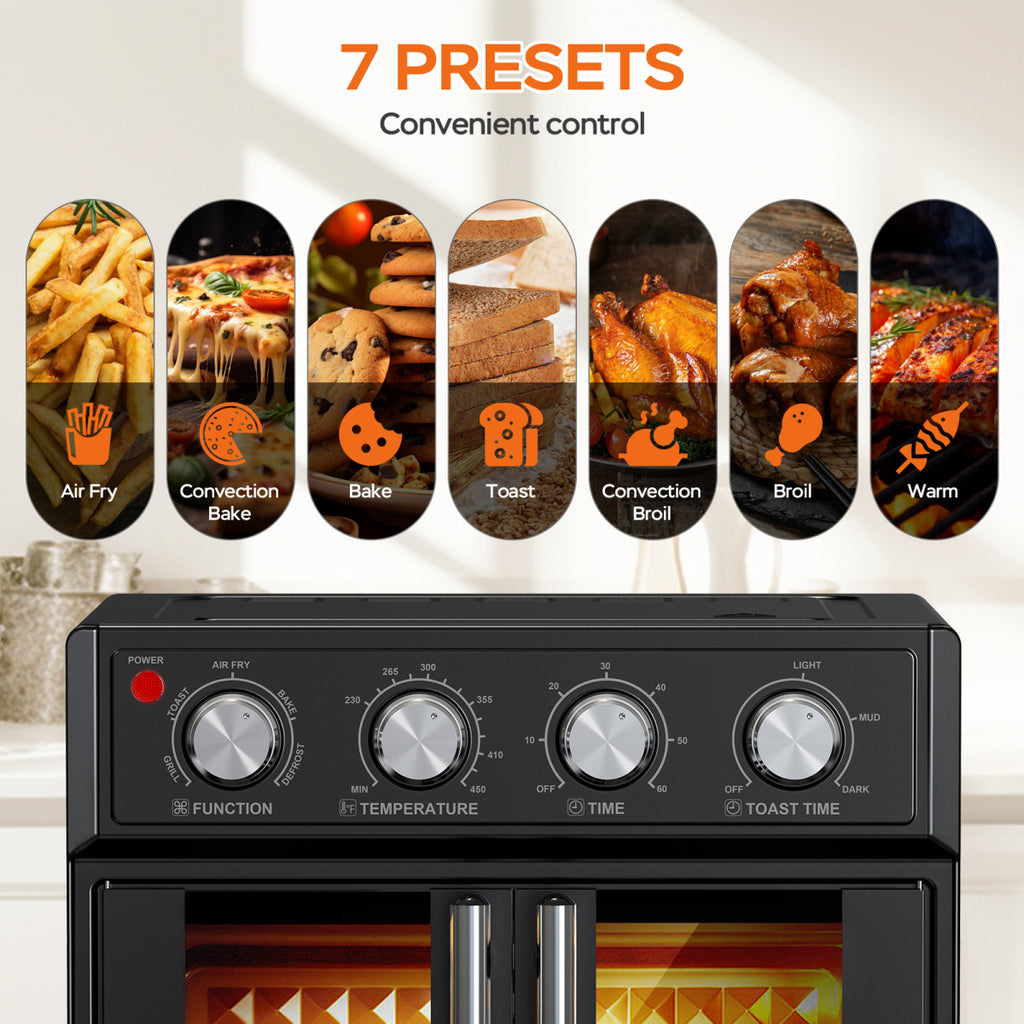 PlumChef 26QT 7-in-1 Air Fryer Oven
