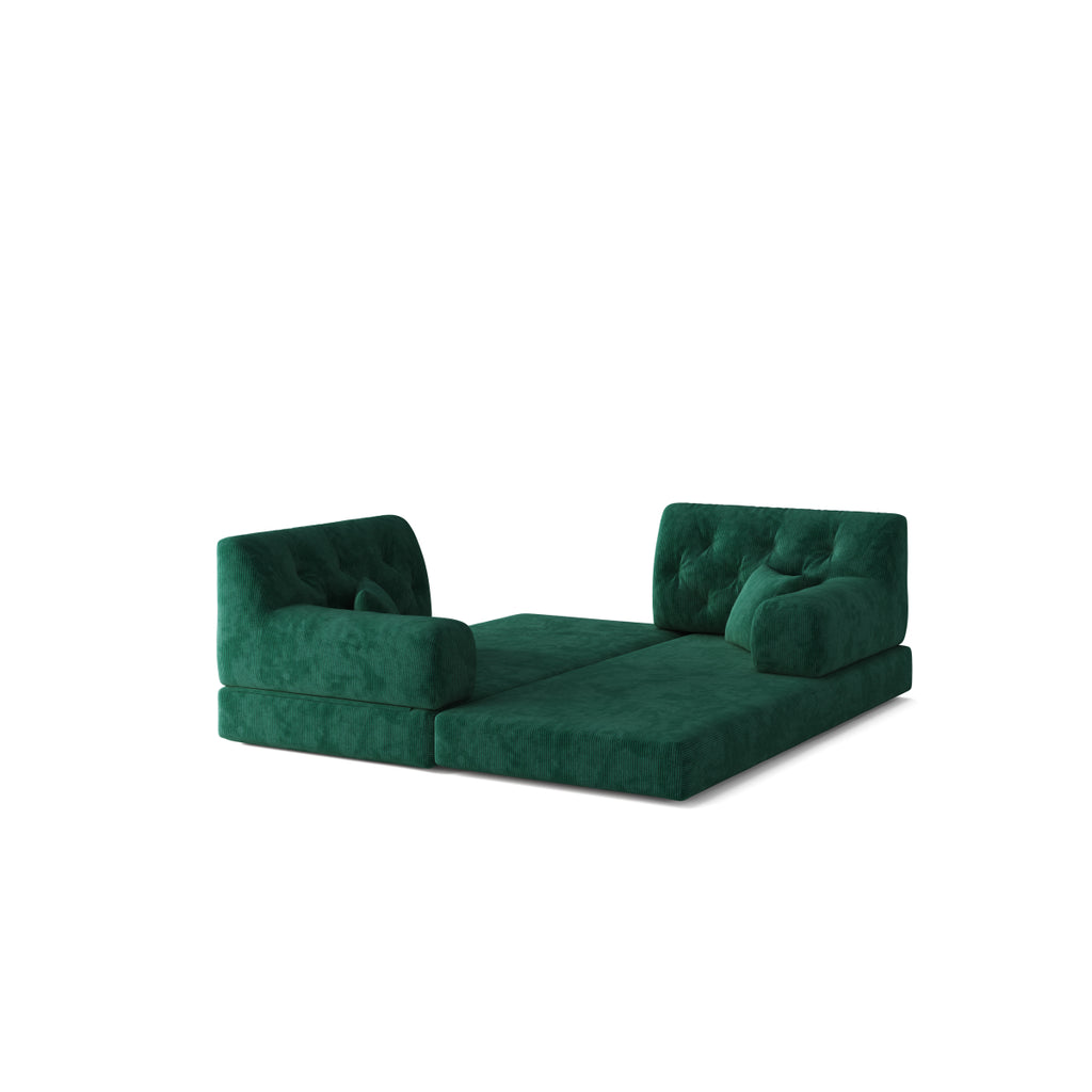 78.8" Modular Sofa Comfortable Floor Sofa Bed for Living Room