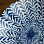 Mino Ware Botanical Series Underglaze Salad Plate