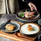 Neo Toji Vintage Underglaze Flat Plate