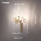 Modern Branch Chandelier & Floor Lamp