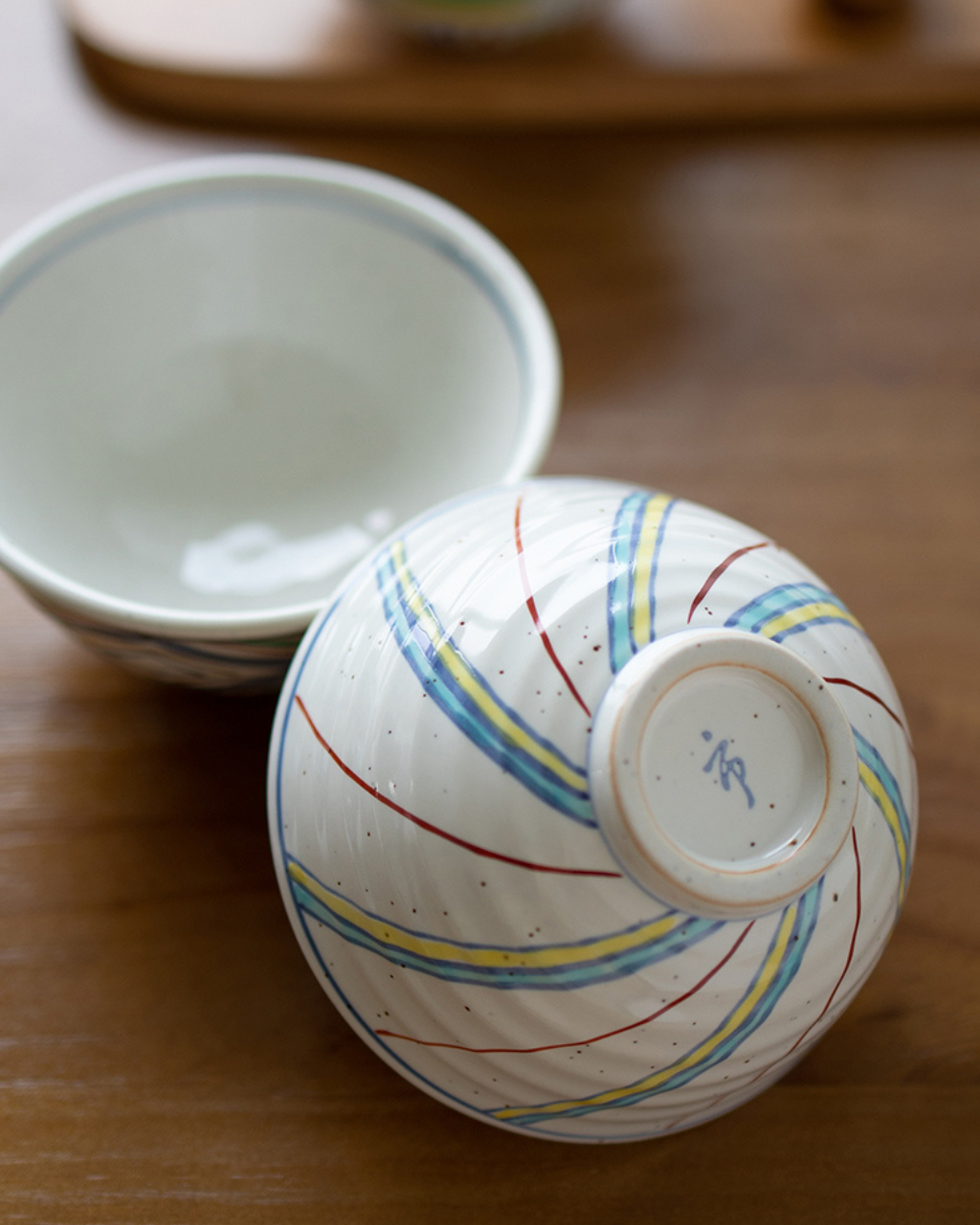 Arita Ware Hand-Painted Floral Rice Bowl – Housewarming Gift