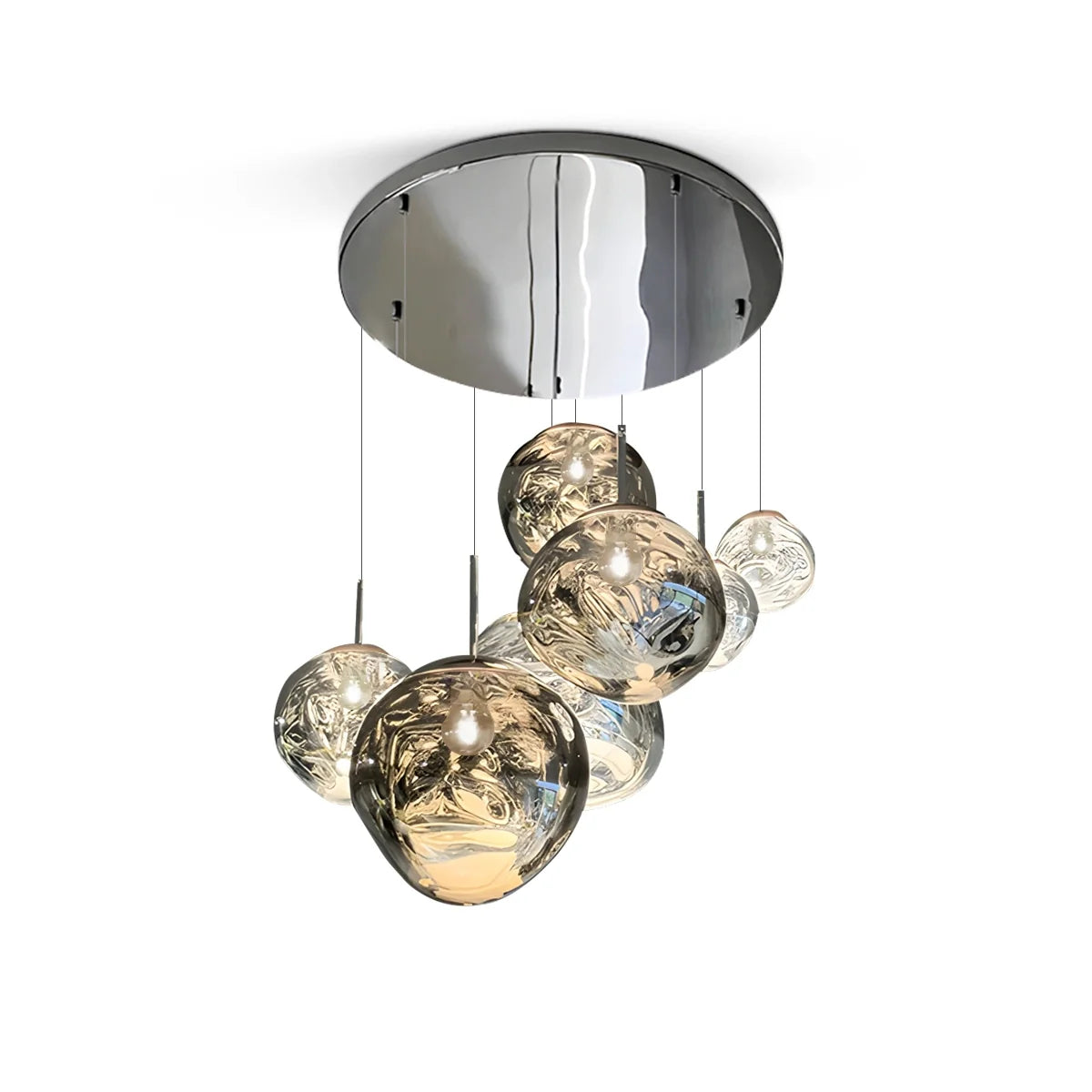 Large Lava Chandelier Customization