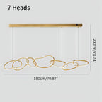 Modern Minimalist Ring Chandelier