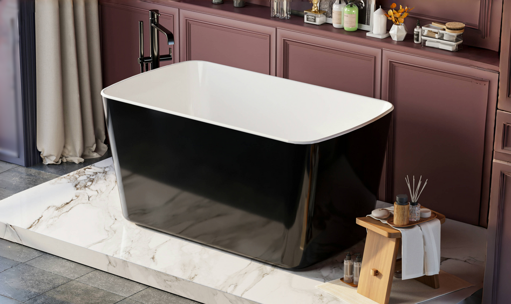 Luxury Square Japanese Soaking Bathtub