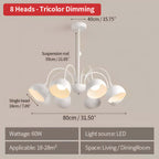 French Flower Shaped Chandelier