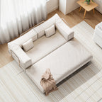 78.8inch  Modular sofa, convertible pudding block sofa, floor-standing sofa bed with armrests and comfortable sofa bed, compression sofa for living