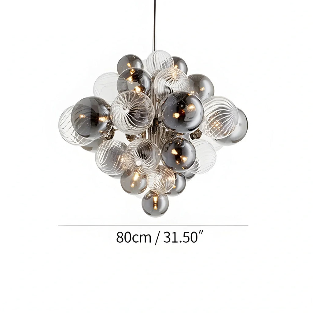 Nordic Glass Bubble Chandelier