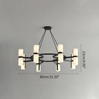 Nordic Creative Multi-Headed Round Chandelier