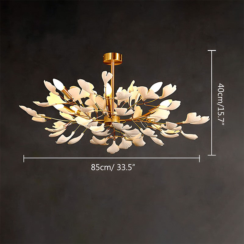 Gingko Chandelier-A for Bedroom Living Room