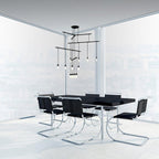 Bar 36 inch Multi Light Pendant Light Suspenders Tri OPEN BOX