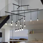 Bar 36 inch Multi Light Pendant Light Suspenders Tri OPEN BOX