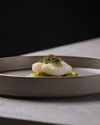 ALANIZ YIN Series Woodgrain Flat Plate