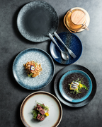 Neo Toji Vintage Underglaze Flat Plate