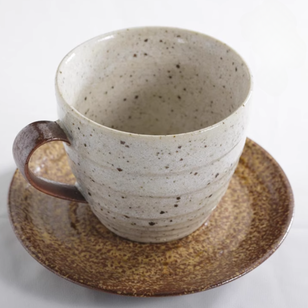 Hakuichi Handcrafted Vintage Ceramic Gold Leaf Autumn Reflection Mug Set