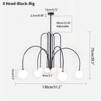 Avi Double Layer Glass Chandelier