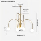 Avi Double Layer Glass Chandelier