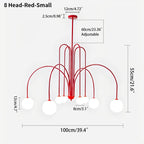 Avi Double Layer Glass Chandelier