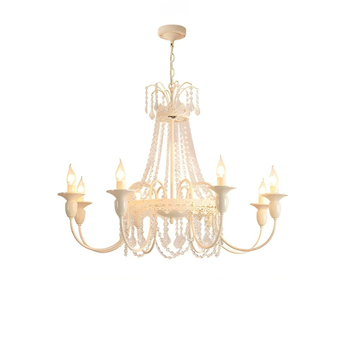 French Candle Crystal Chandelier