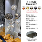 Large Lava Chandelier Customization