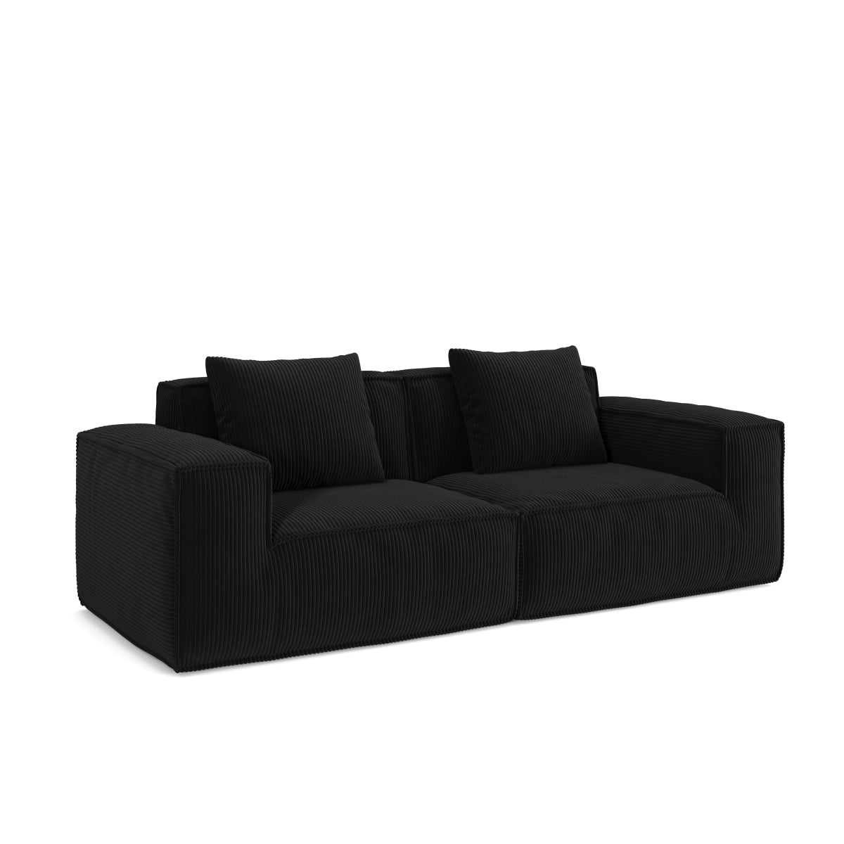 modular sofa can be converted into an oversized sofa bed Free conversion sofa set flexible configuration, soft corduroy cloud velvet fabric two person