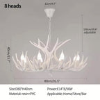 Antler Shape Resin Chandelier for Living Room