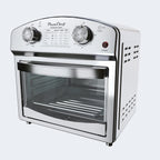 12.5 Quart 7-in-1 Stainless Steel Convection Toaster Oven 1500W 5 Pre-Set Menus Silver