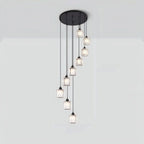 Kristy Modern Minimalist Glass Chandelier