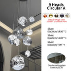 Large Lava Chandelier Customization