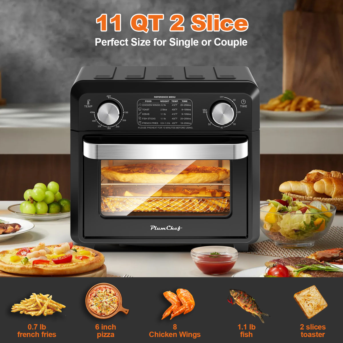 Air Fryer Toaster Oven Combo