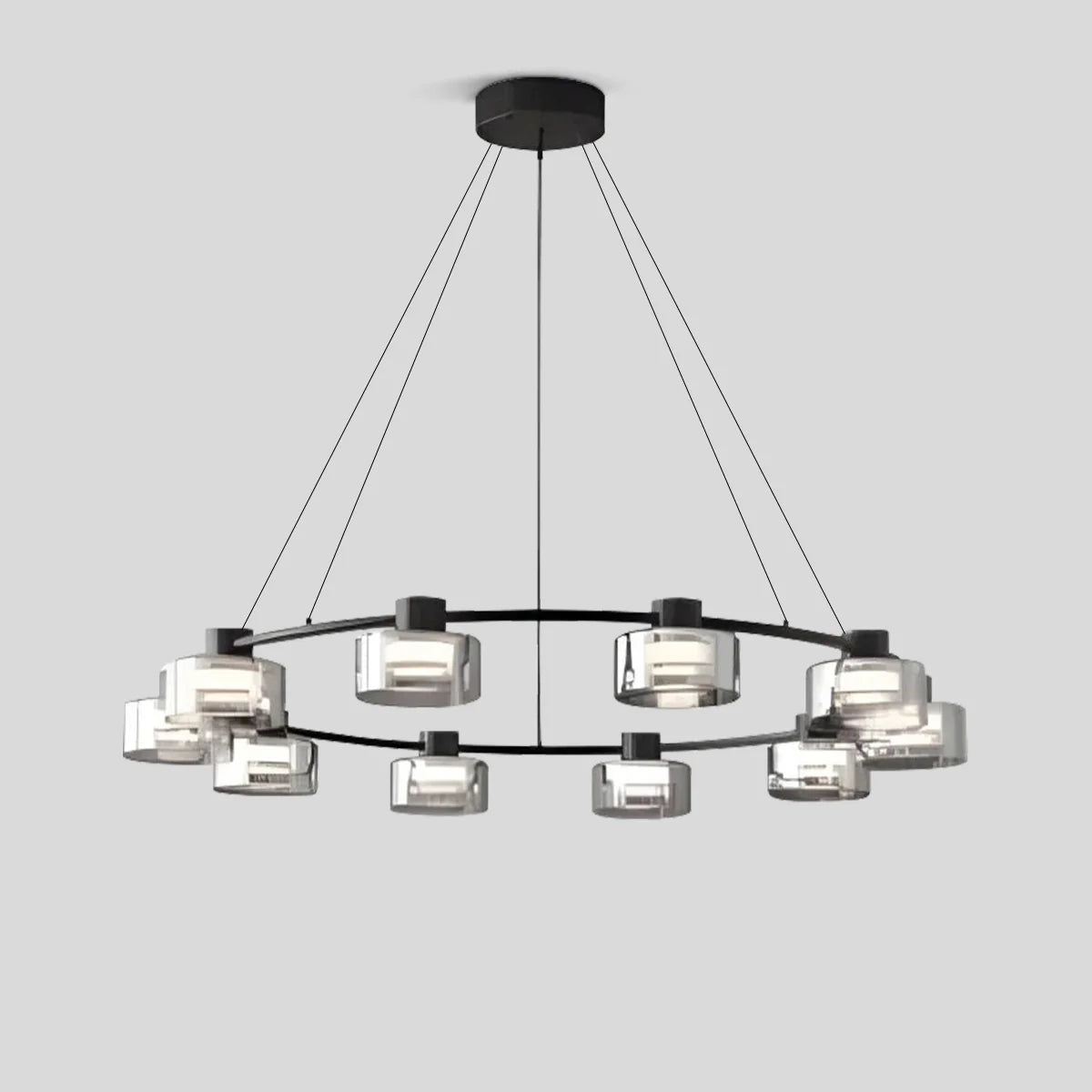 Light Luxury Creative Glass Chandelier
