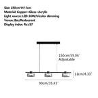 Light Luxury Creative Glass Chandelier