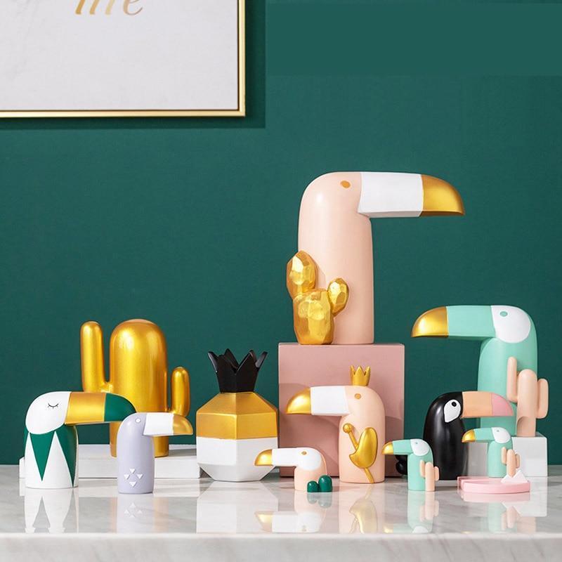 Cute Toucan Figurines