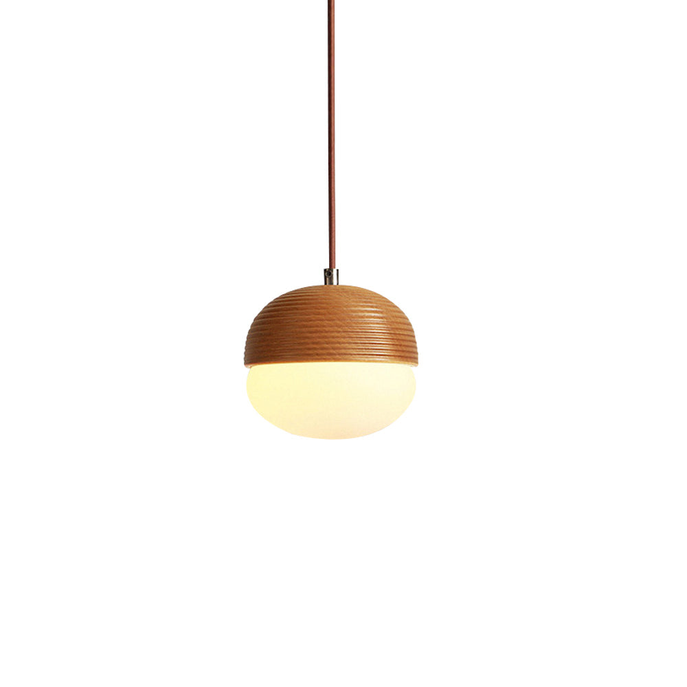 Wood Nut Pendant Lamp