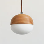 Wood Nut Pendant Lamp