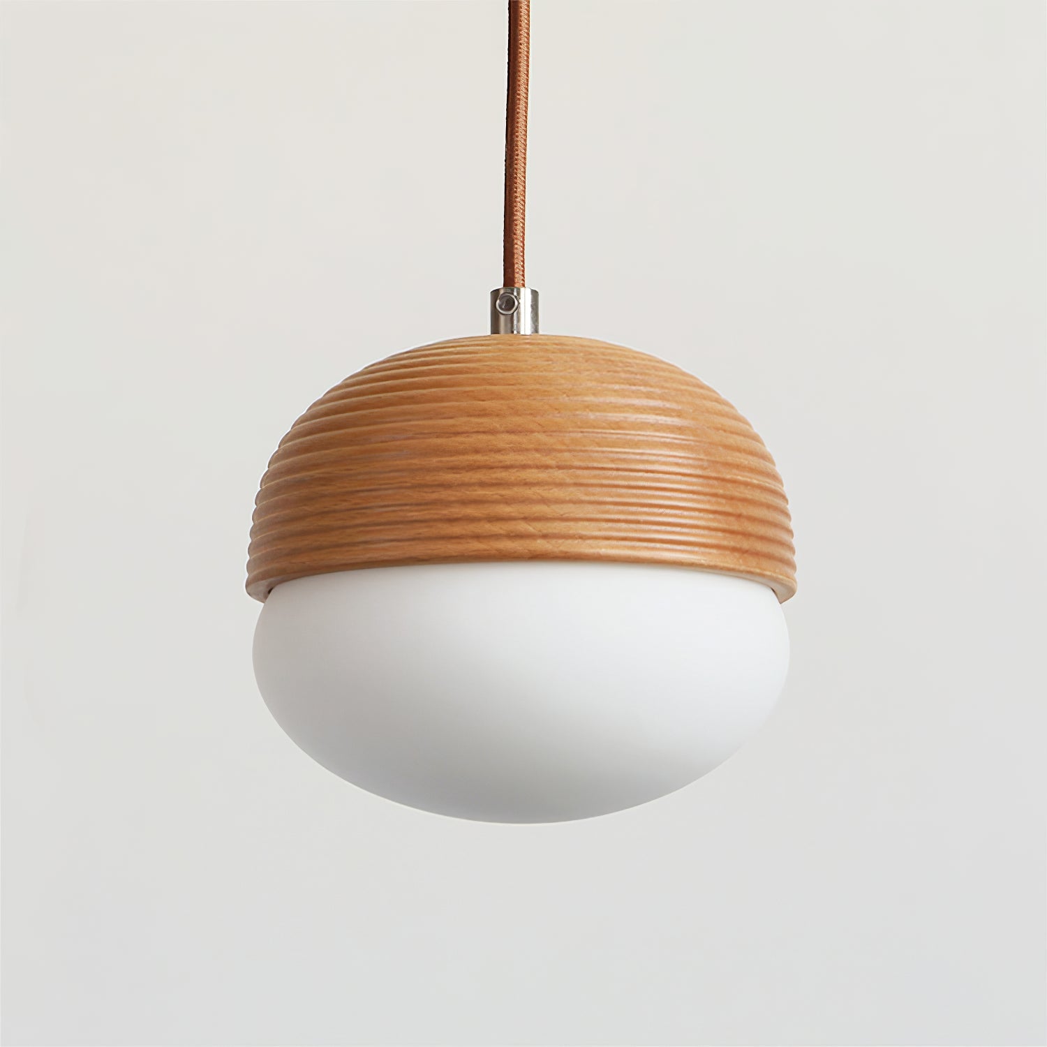 Wood Nut Pendant Lamp