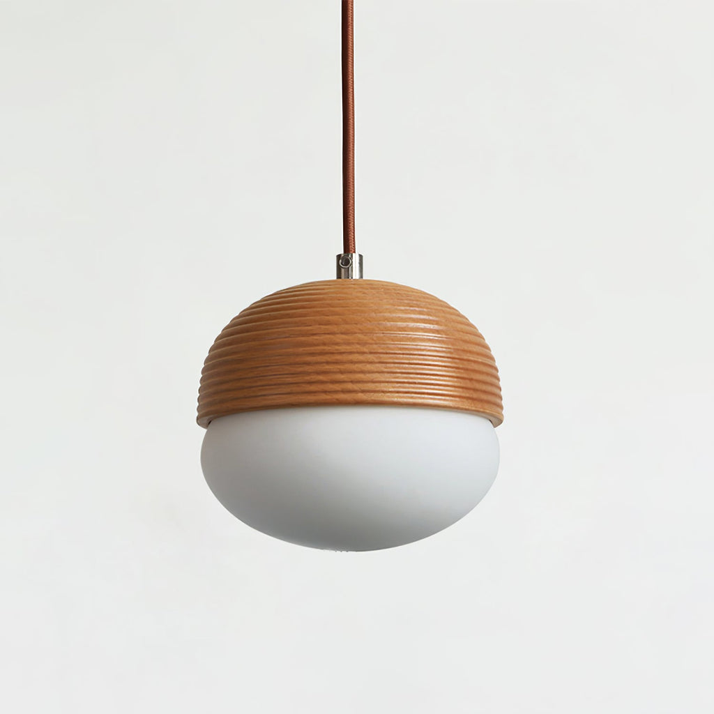 Wood Nut Pendant Lamp