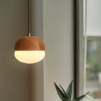 Wood Nut Pendant Lamp